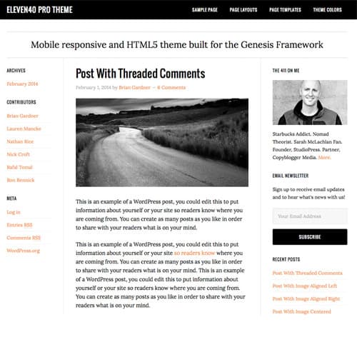 StudioPress eleven40 Pro Genesis WordPress Theme