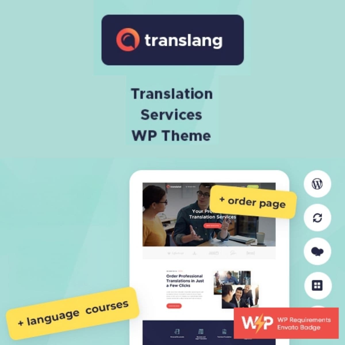 Translang | Translation Services & Language Courses WordPress Theme