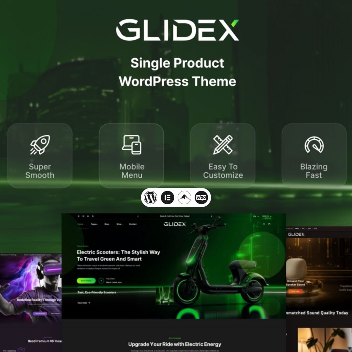 GlideX - Single Product WooCommerce Theme GlideX - Single Product WooCommerce Theme