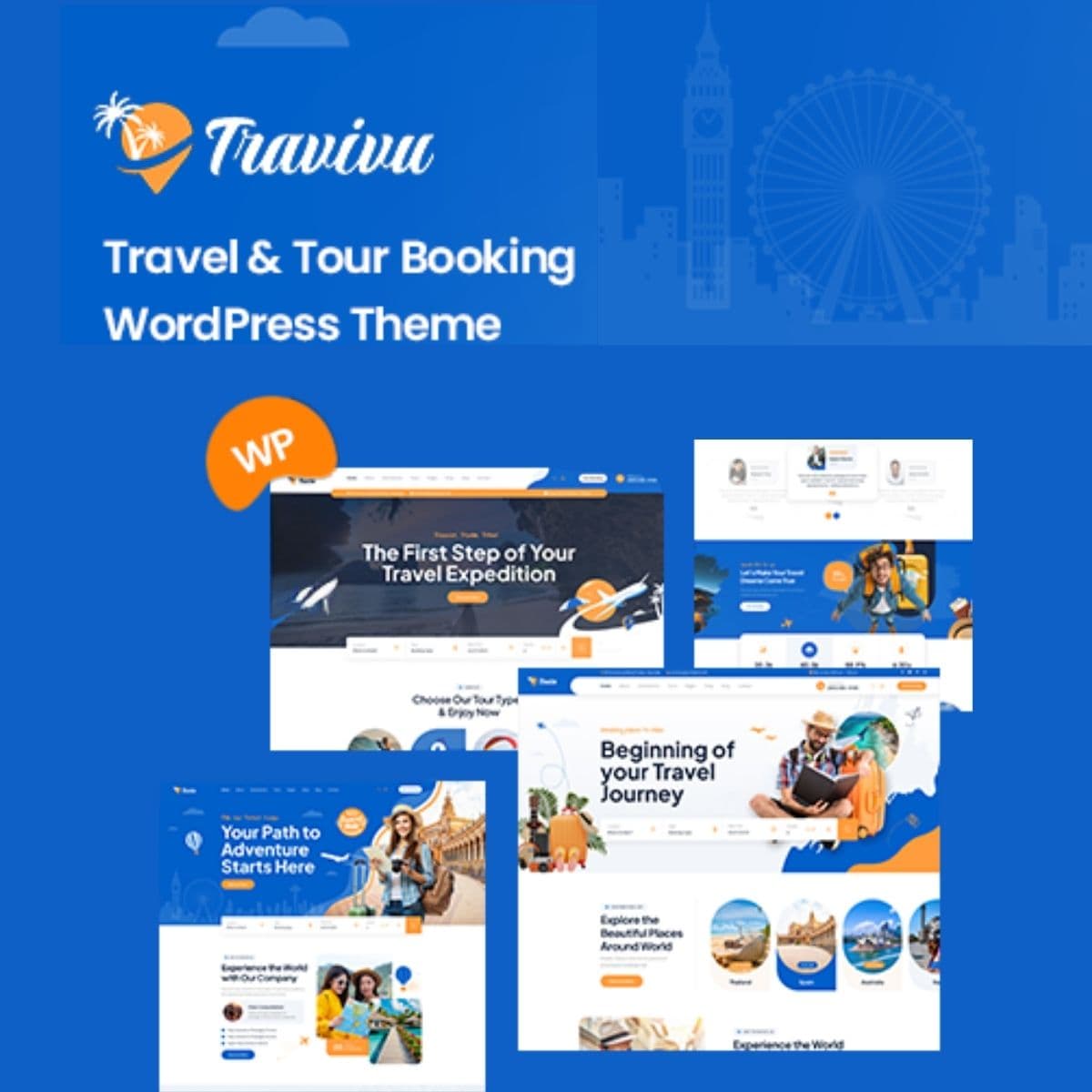Travivu - Travel & Tour Booking WordPress Theme Travivu - Travel & Tour Booking WordPress Theme