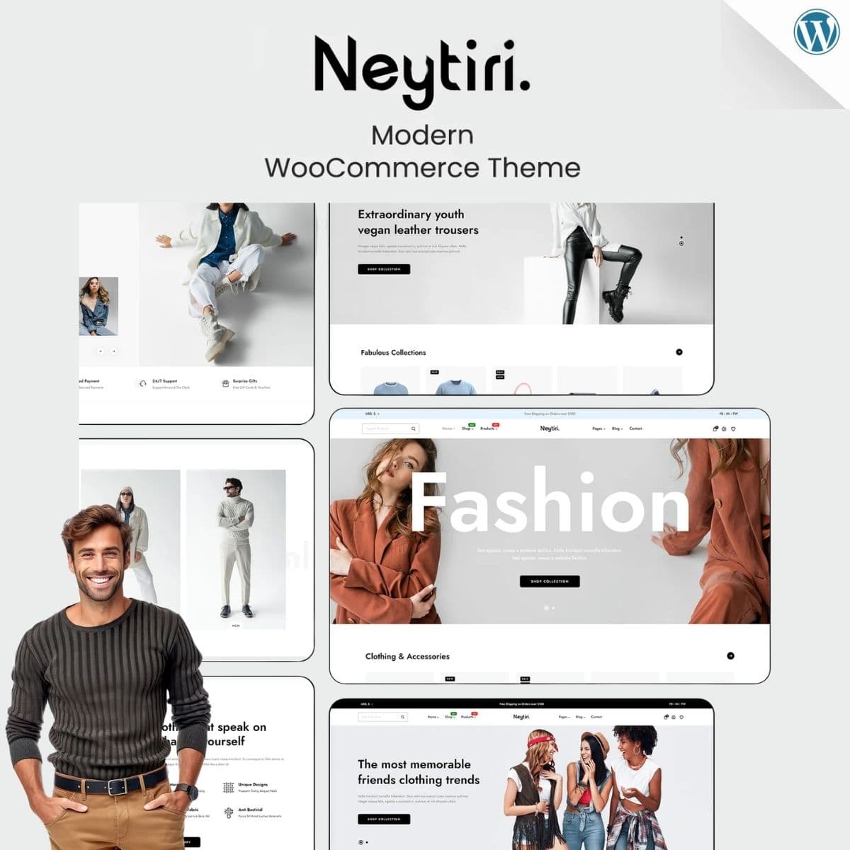Neytiri - WordPress Plugin/Theme Screenshot of Neytiri interface